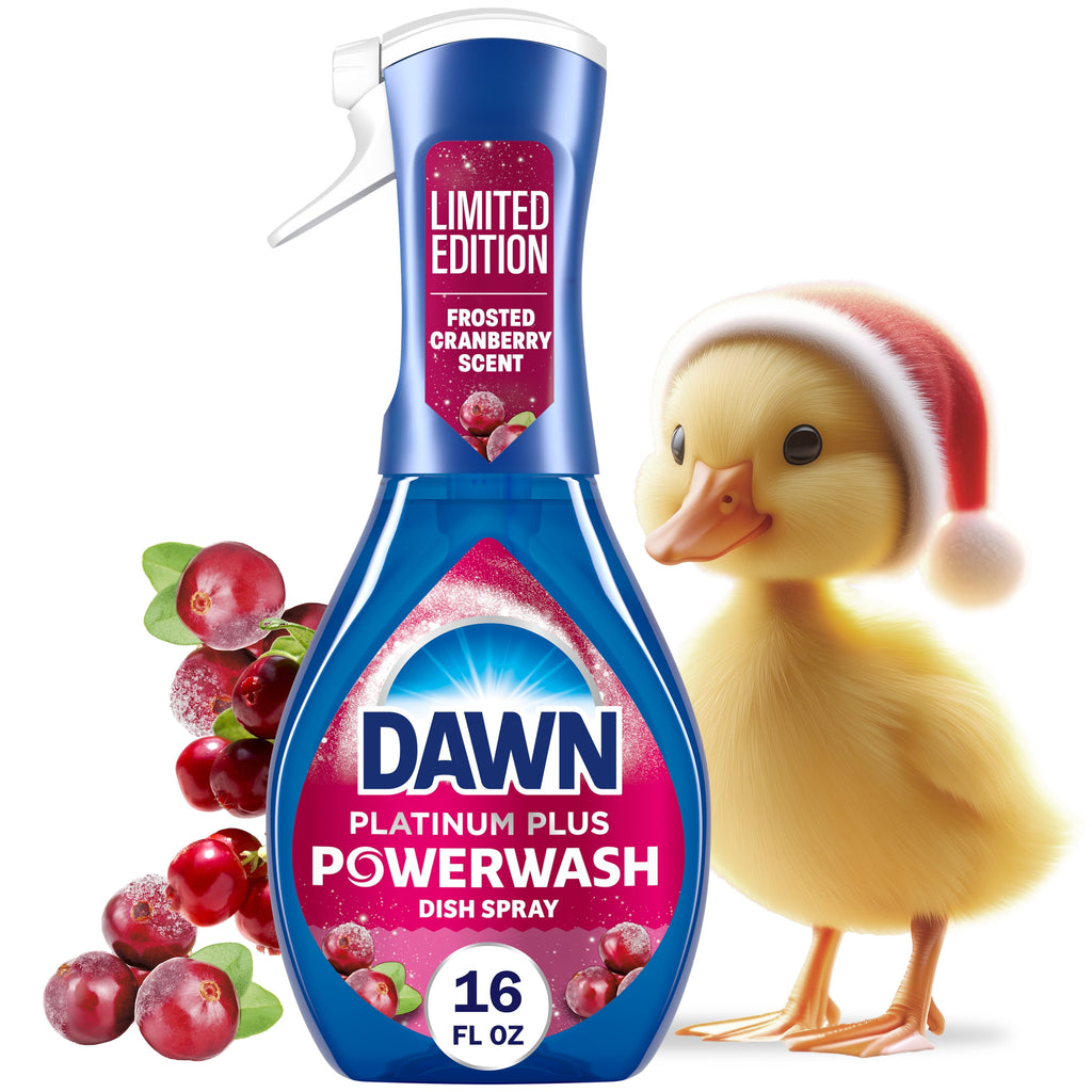 Dawn Powerwash Spray - Dish Soap, Dishwashing Liquid, Cranberry Scent, 1 Starter Kit, 16 fl oz