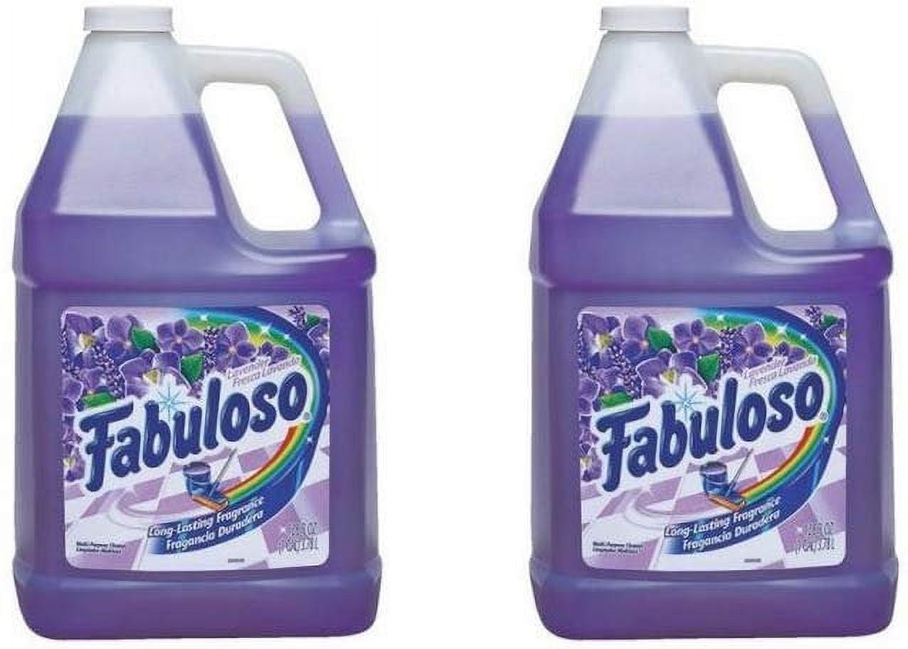 2-pack Fabuloso Multi-Purpose Cleaner Lavender - Hard Surface Cleaner - 2 Pack - 128 fl oz Each — Household & Commercial Use, Effective Formula