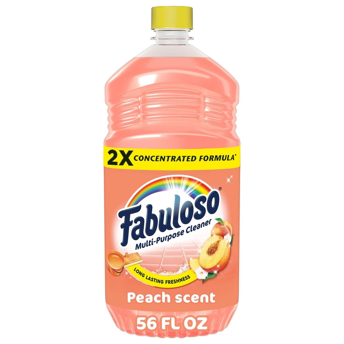 Fabuloso Peach Multi-Purpose Cleaner 2X Concentrated Formula Floor Cleaner - 56 fl oz