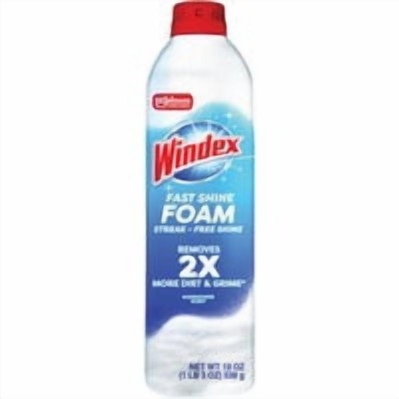 Johnson S C Inc Windex Fast Shine Foam Glass Cleaner - Pack of 8 Value Multipack