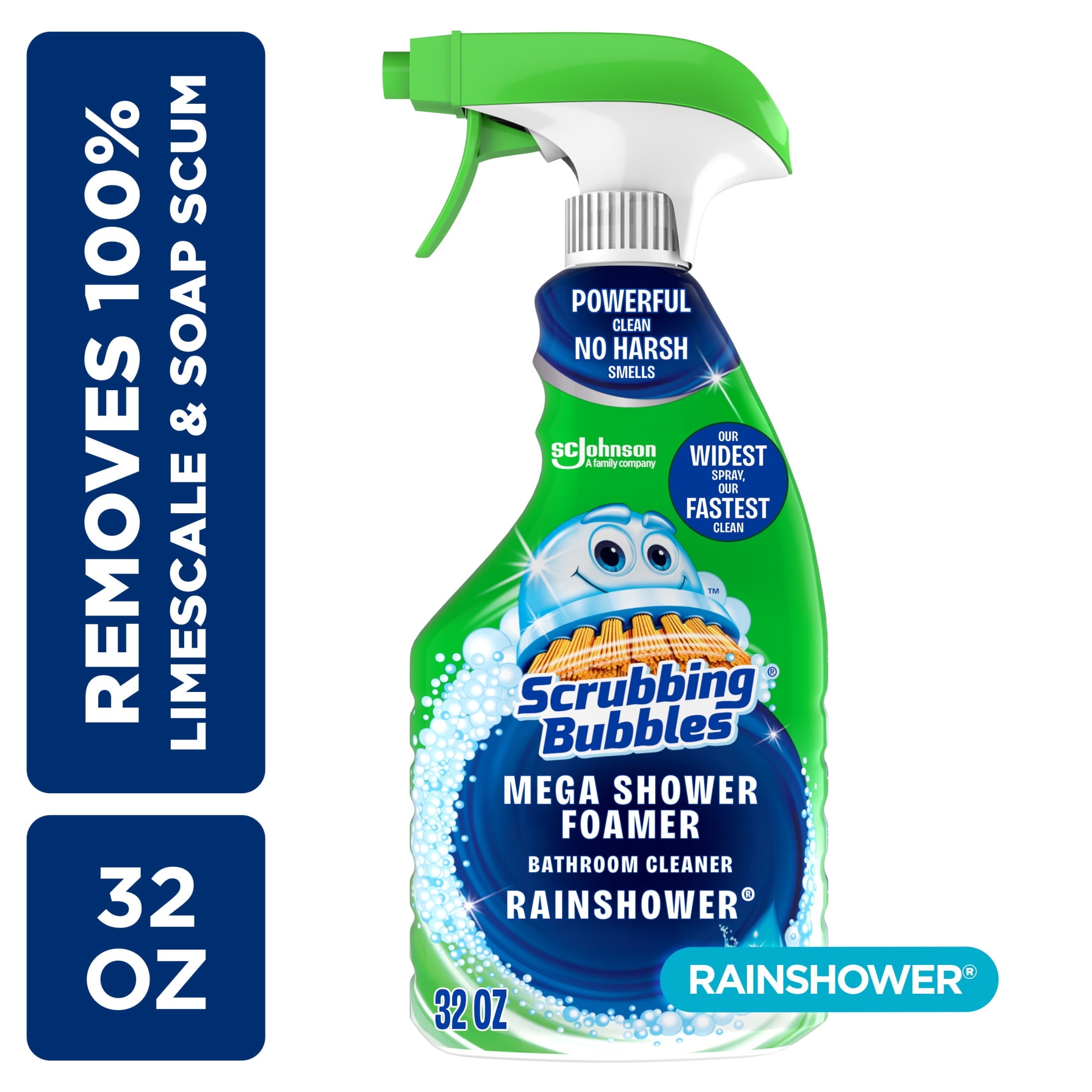 Scrubbing Bubbles Bathroom Shower & Tub Cleaner Mega Shower Foamer Spray - Rainshower, 32 oz