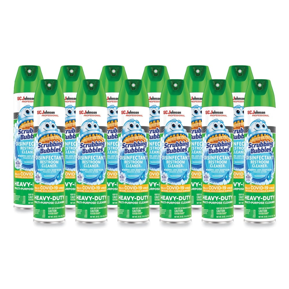 Scrubbing Bubbles Disinfectant Cleaner - 25 Oz, Carton Of 12 Cans