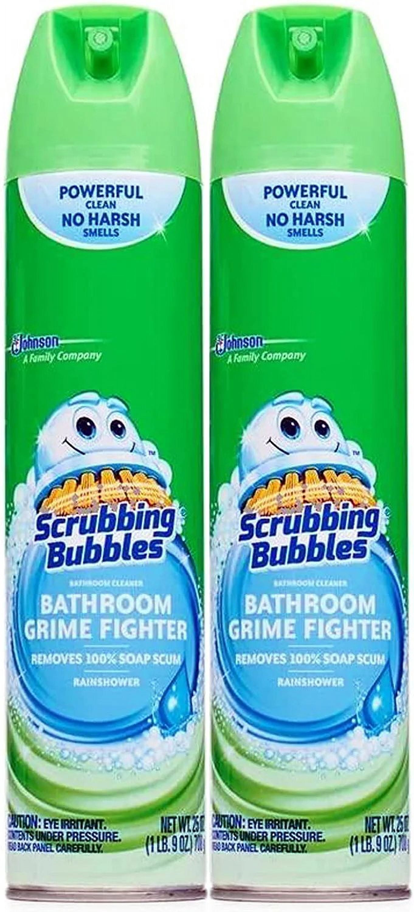 The Award Box Scrubbing Bubbles Bathroom Grime Fighter Rainshower 25 oz -Pack of 2