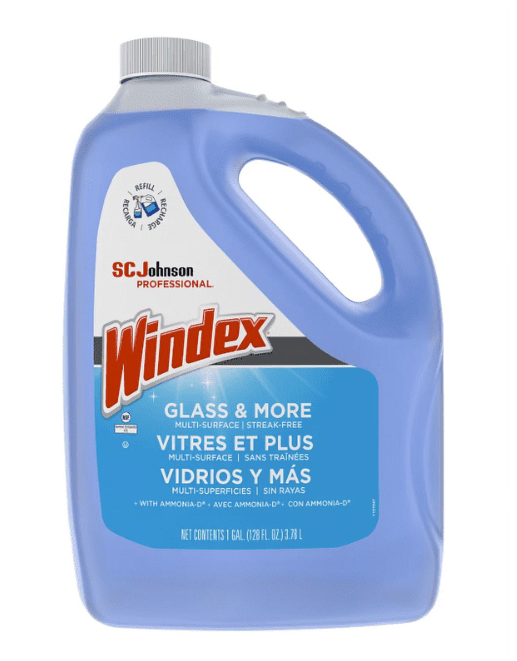 Windex Glass Cleaner with Ammonia-D - Floral, 128 oz.