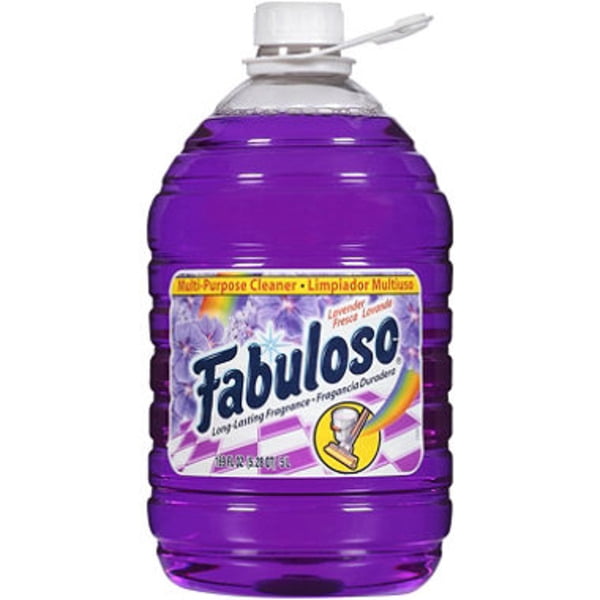 Fabuloso Multi-Purpose Cleaner - Lavender Scent, 169 fl oz (5 L), All-Purpose Household Floor & Surface Cleaner