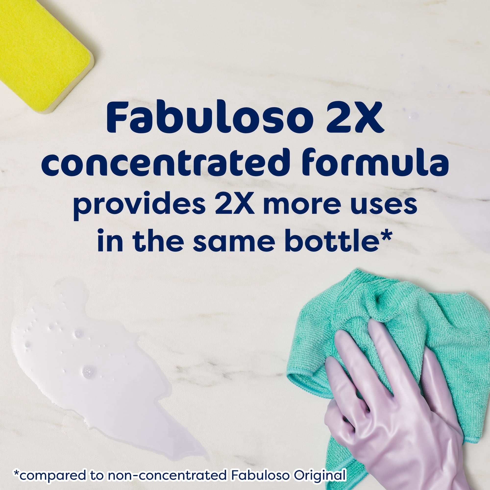 Fabuloso Multi-Purpose Cleaner Concentrate - Floor and Household Surface Cleaner, Makes Up to 64 Gallons, 128 fl oz