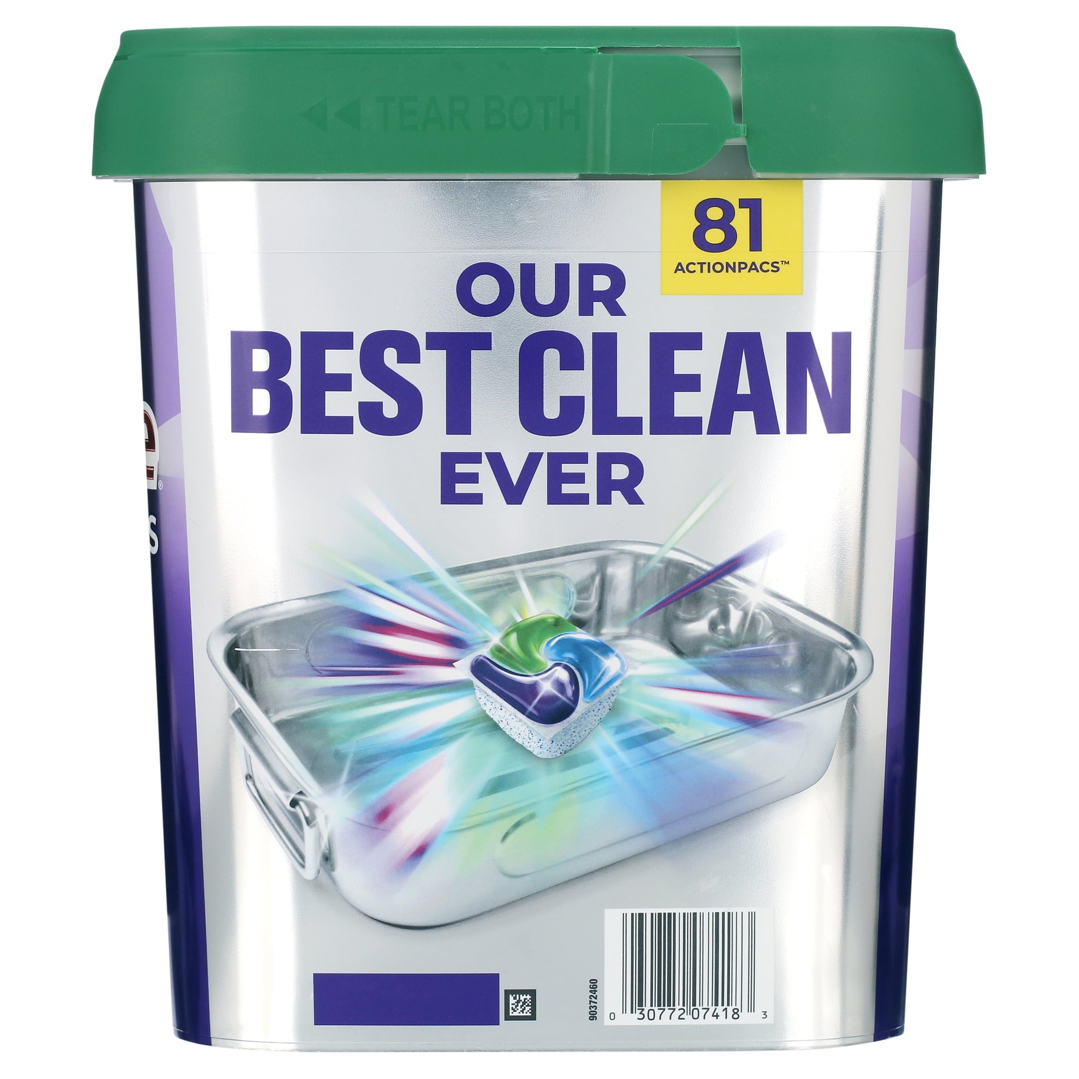 Cascade Platinum Plus ActionPacs Dishwasher Detergent Pods Fresh Scent (81 Count)