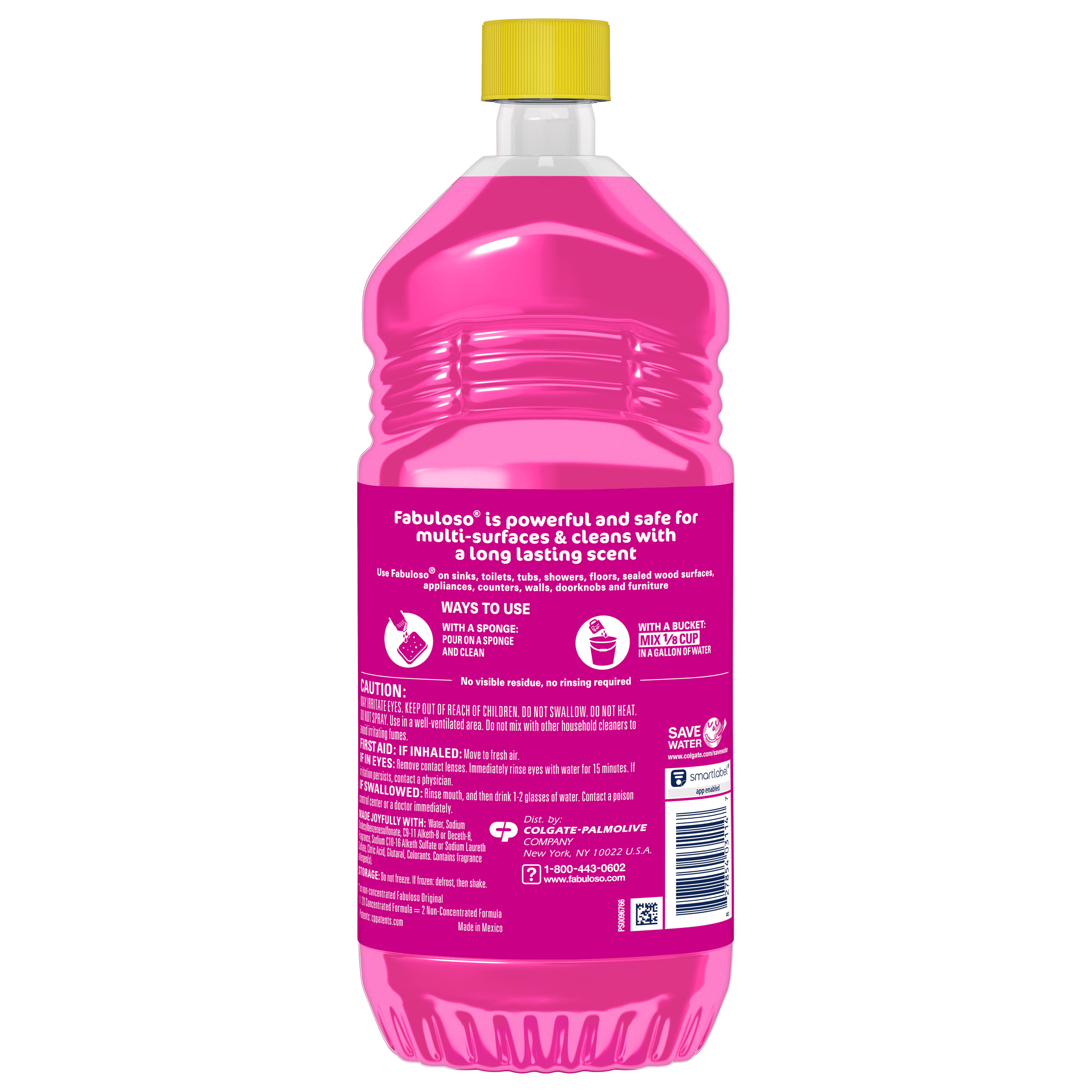 Fabuloso Multi-Purpose Cleaner - 2X Concentrated Formula, Limited Edition, Carnaval Scent, 33.8 fl oz