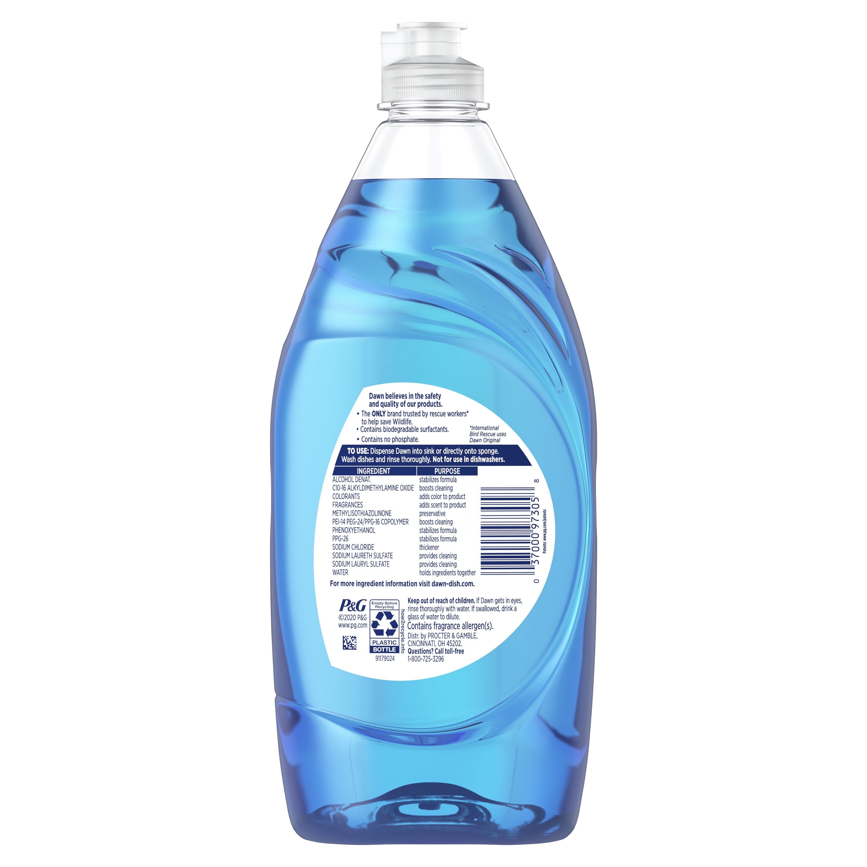 Dawn Ultra Dishwashing Liquid Dish Soap Original Scent - 19.4 oz