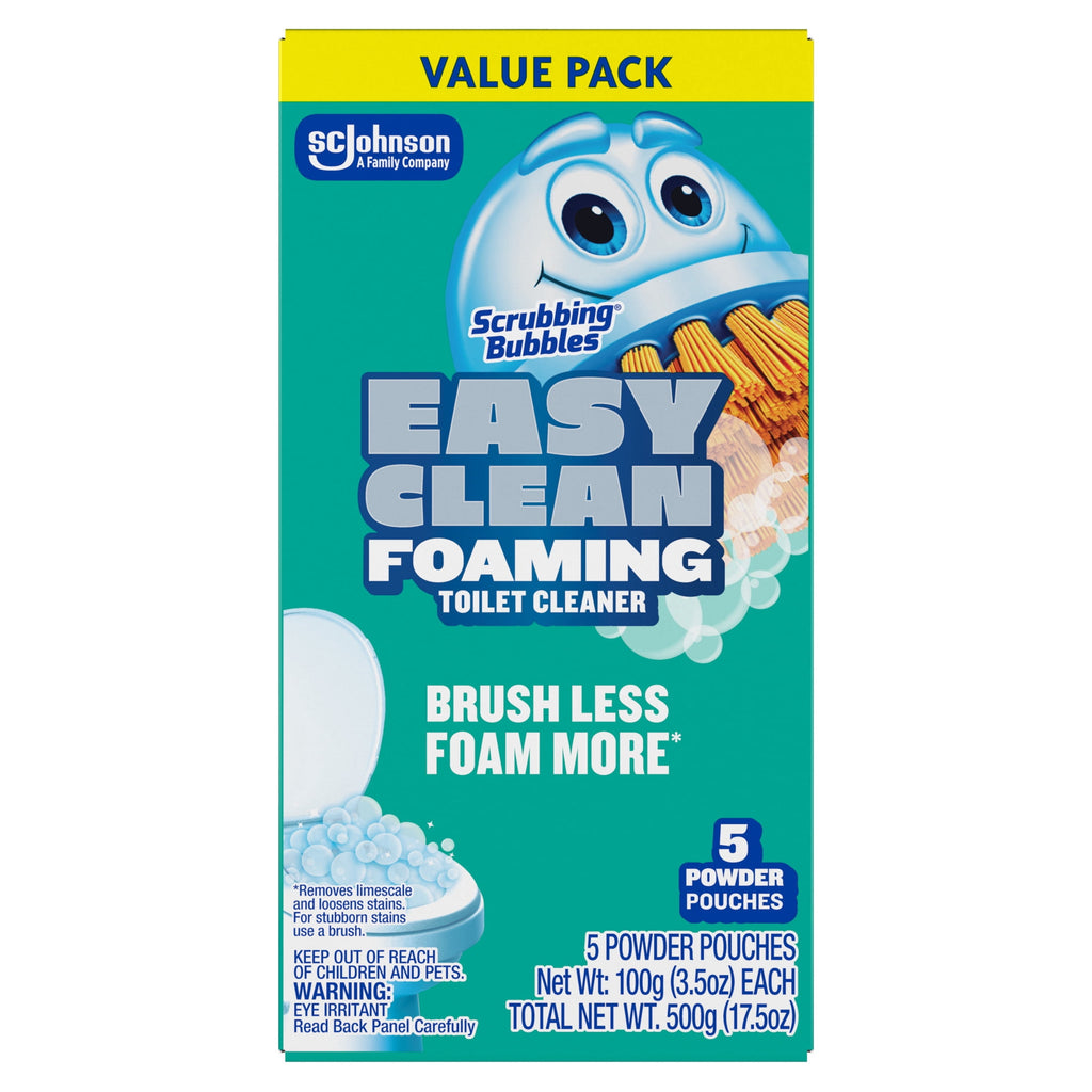 SCRUBBING BUBBLES® EASY CLEAN FOAMING TOILET CLEANER 5 Count 100G/4US