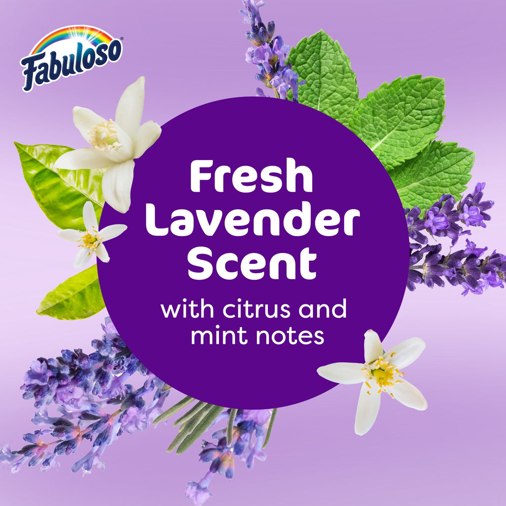 Fabuloso 3-in-1 Clean Spray - Multi-Purpose Cleaner, Lavender Scent, 25.3 fl oz