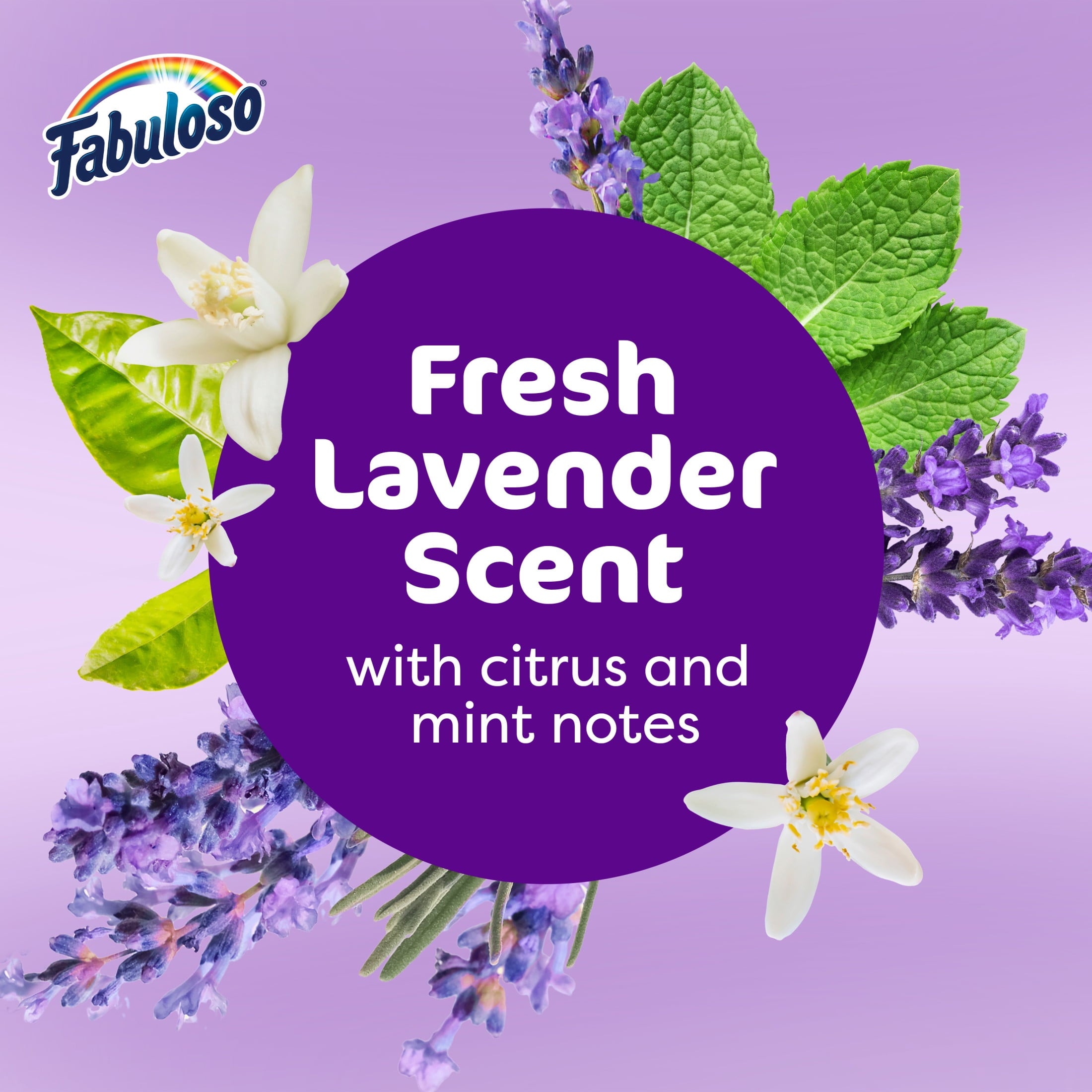 Fabuloso 3-in-1 Clean Spray - Multi-Purpose Cleaner, Lavender Scent, 25.3 fl oz