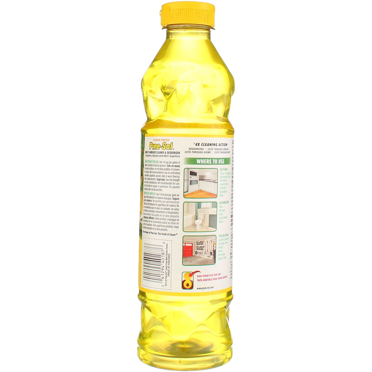 Pine-Sol Multi-Surface Cleaner & Deodorizer Liquid - Lemon Fresh, 28 fl oz (3 Pack) (Bundle)