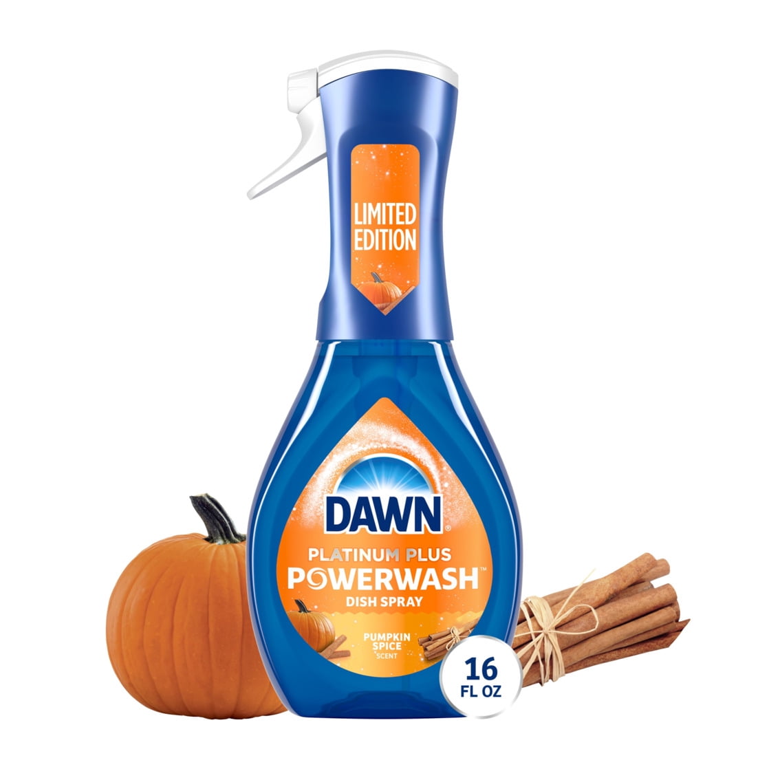 Dawn Powerwash Spray - Dish Soap, Dishwashing Liquid, Pumpkin Spice, 1 Starter Kit, 16 fl oz