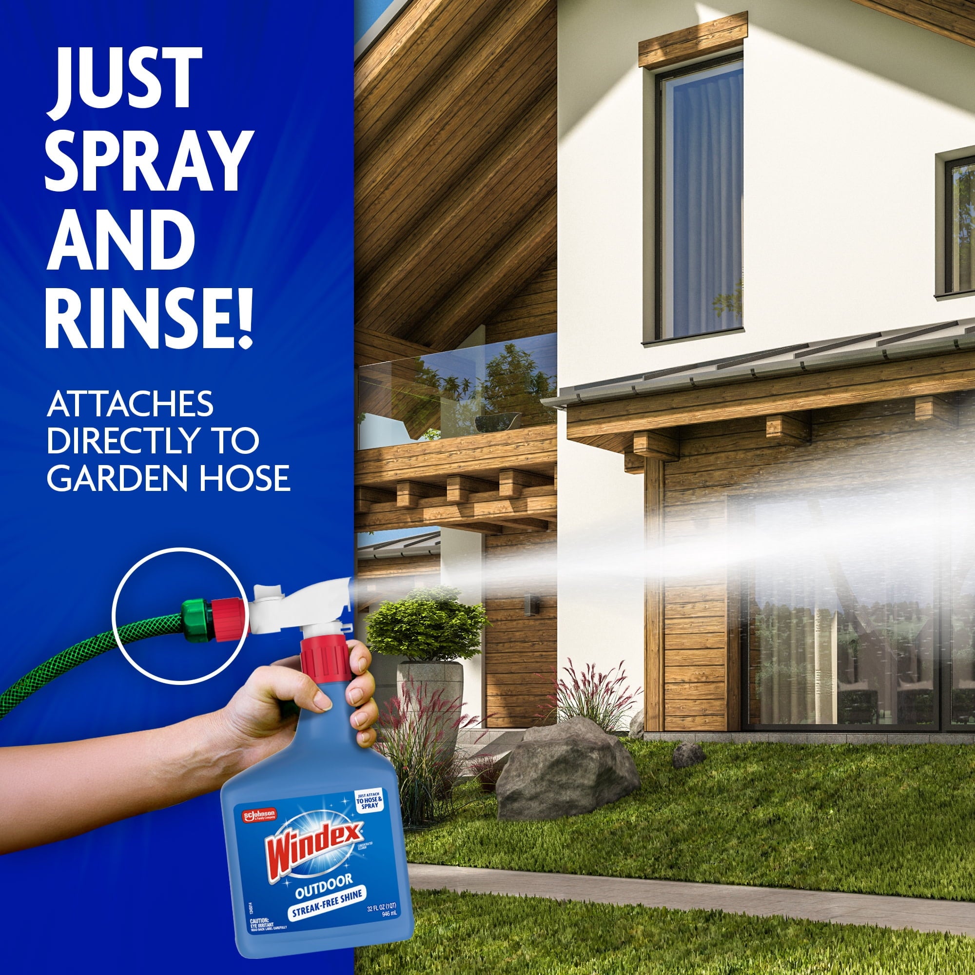 Windex Outdoor Concentrated Cleaner - 32 fl oz