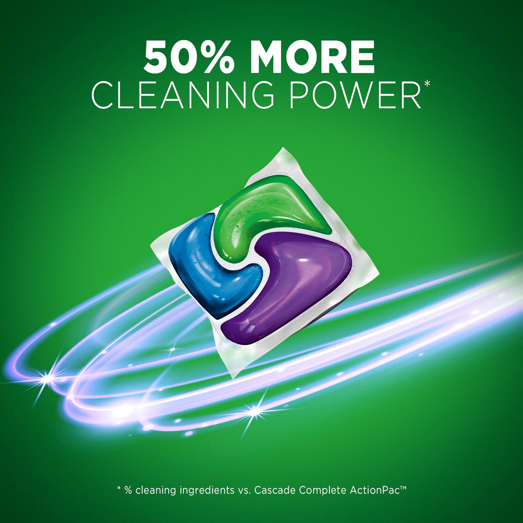 Cascade Platinum Action Pacs - Dishwasher Detergent, Fresh, 45 Count