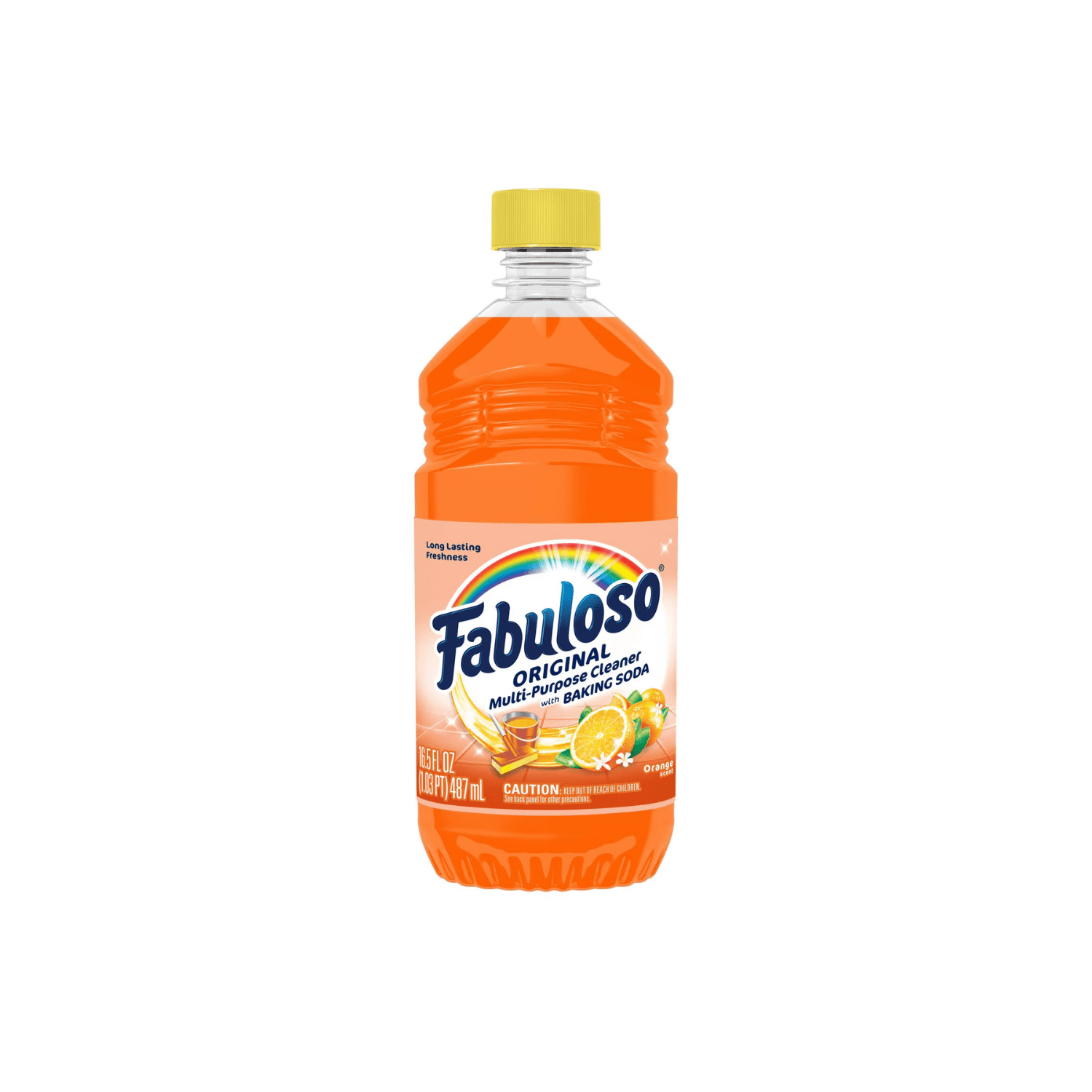 2 pack bottles Fabuloso Original Orange Scent Multi-Purpose Cleaner( 16.5 oz x 2 )
