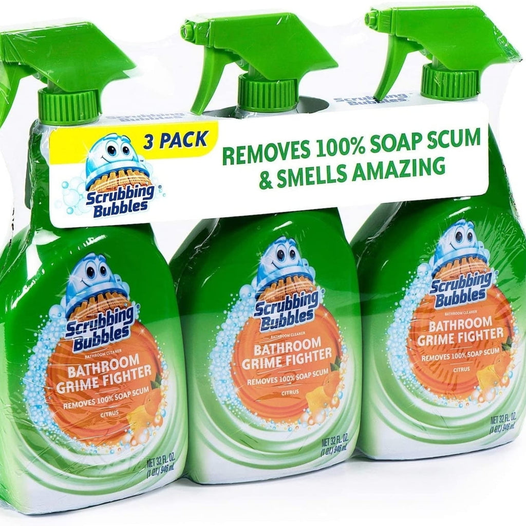 Scrubbing Bubbles Bathroom Grime Fighter Spray - Citrus (32 oz, 3 Count.)