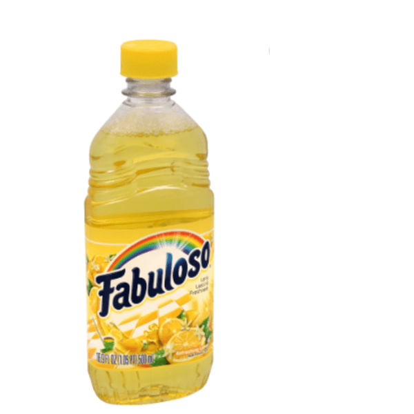 Fabuloso Multi-Purpose Cleaner - Refreshing Lemon Scent, 16.9 fl oz (Pack of 4) – Long-Lasting Multi-Surface Cleaner