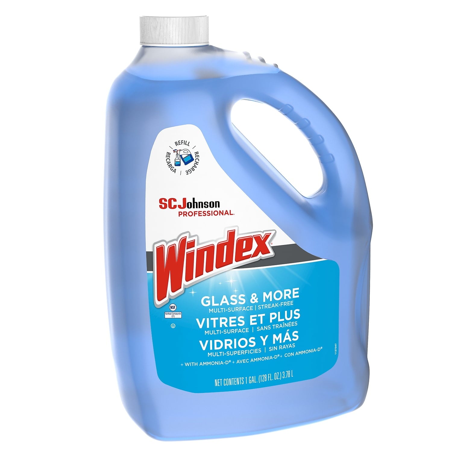Windex Glass Cleaner with Ammonia-D Floral 128 oz. 696503 Count