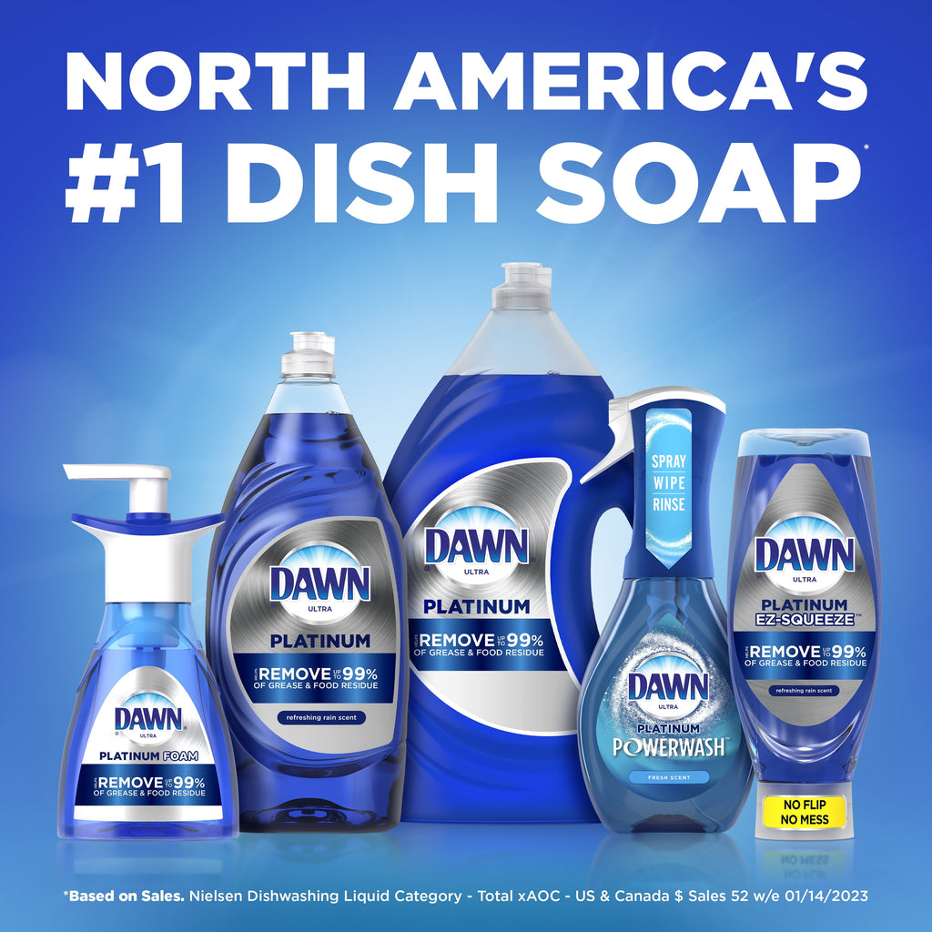 Dawn Platinum Bleach Alternative Dish Soap - Dishwashing Liquid, Clean Lemon, 24 fl oz