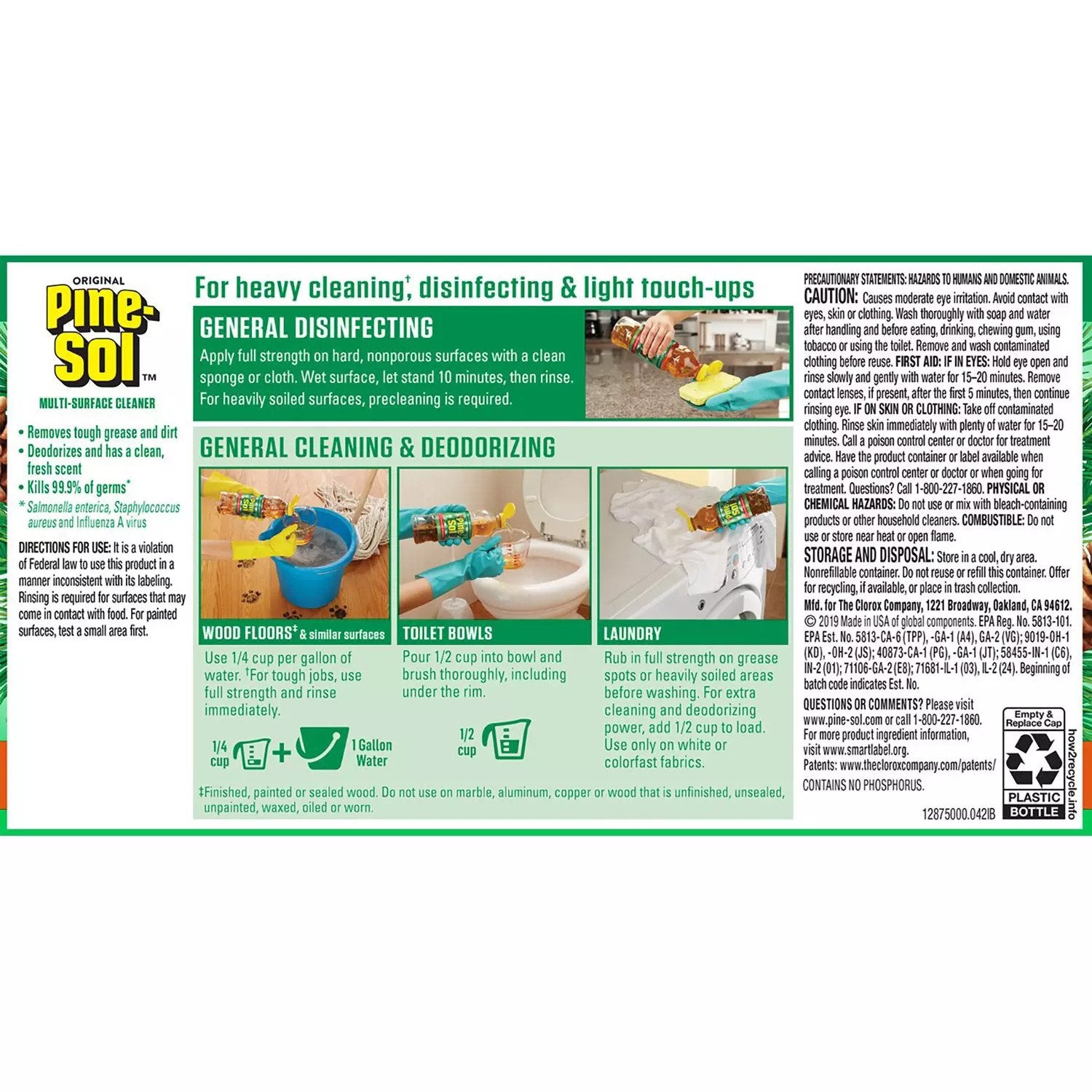 Pine So Surface Cleaners - 100 Fluid Ounce, 2 Count