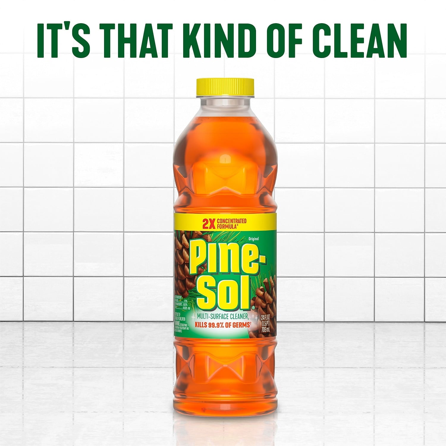 Pine-Sol Multi-Surface Floor Cleaner - Original, 40 Fluid Ounces - 8-Pack