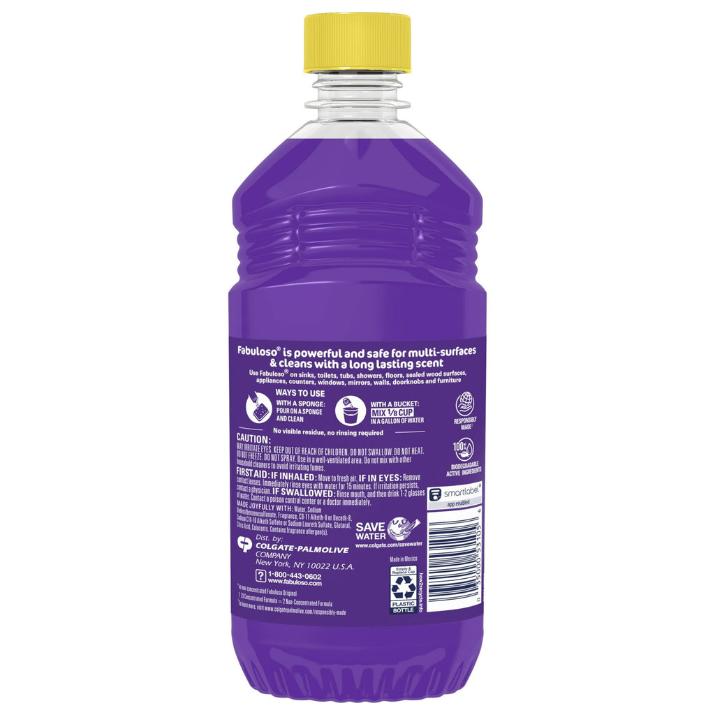 Fabuloso Multi Surface All-Purpose Floor Cleaner - Lavender Scent, 16.9 fl oz