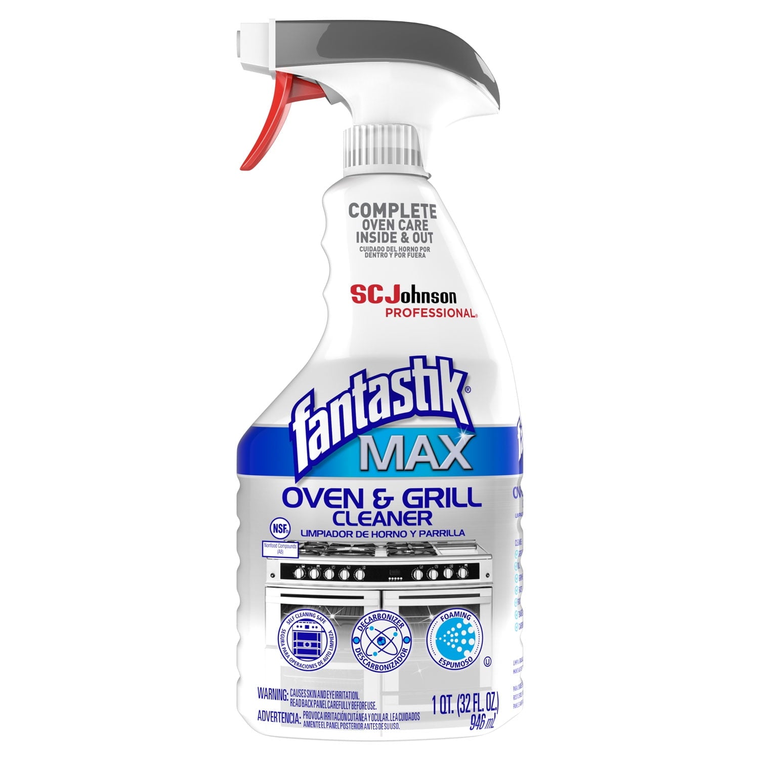Glass Cleaner With Ammonia-D - 1 Gal Bottle, 4/Carton