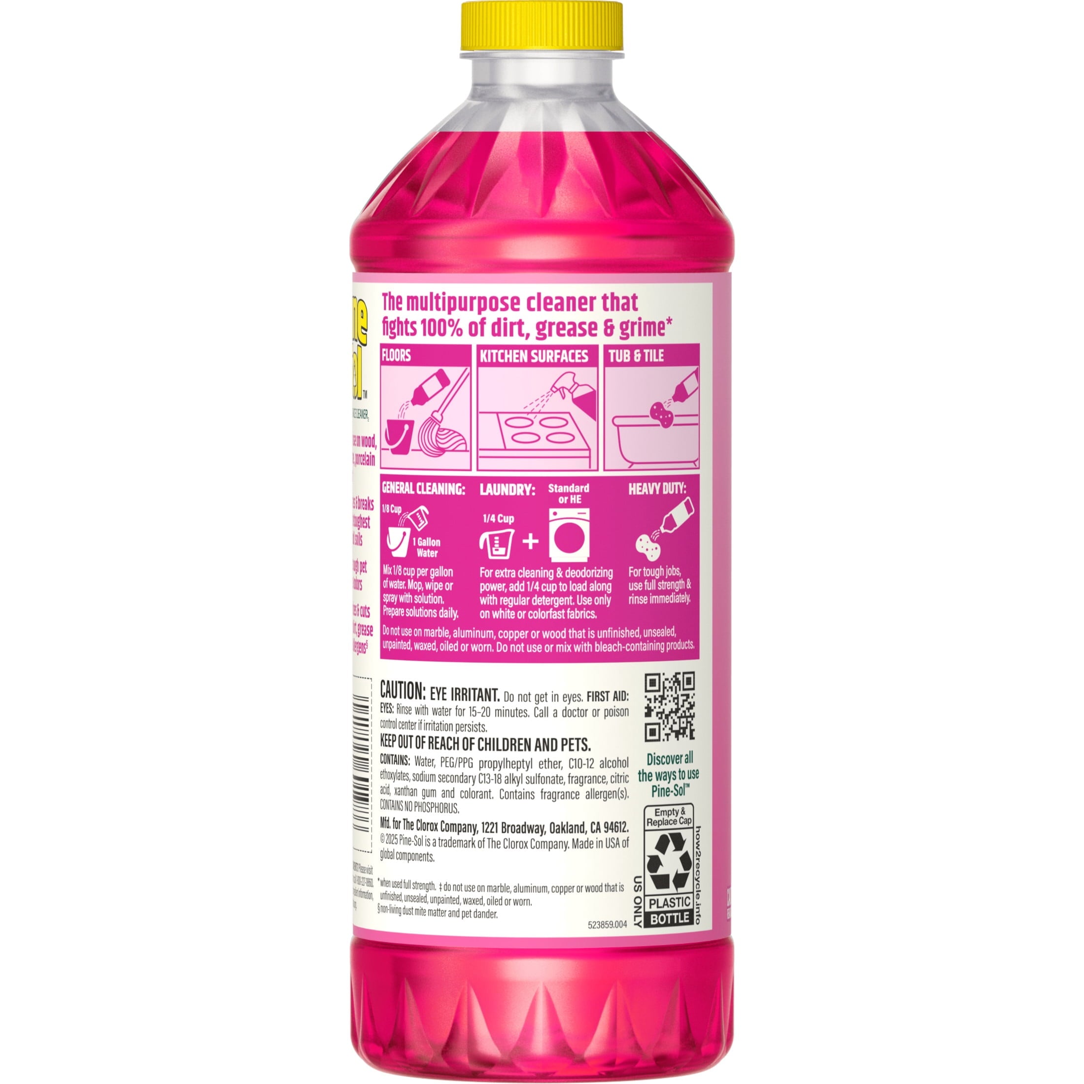 Pine-Sol Multi-Surface Cleaner - Cherry Blossom, 48 Fluid Ounces