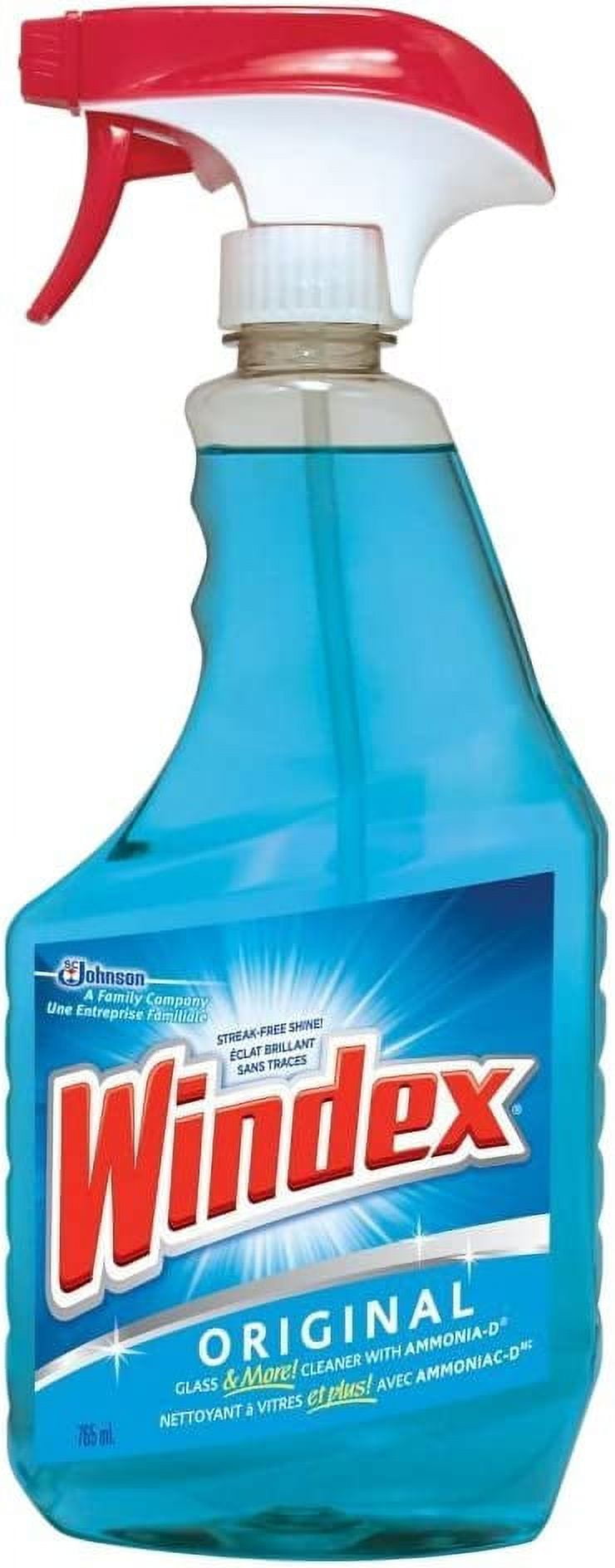 Windex Original Glass & Window Cleaner - Streak-Free Blue Glass Cleaner - 25.87 Fl Oz