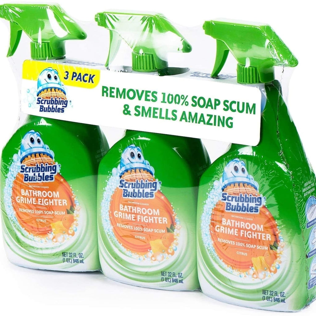 Scrubbing Bubbles Bathroom Grime Fighter Spray - Citrus (32 oz, 3 Count.)