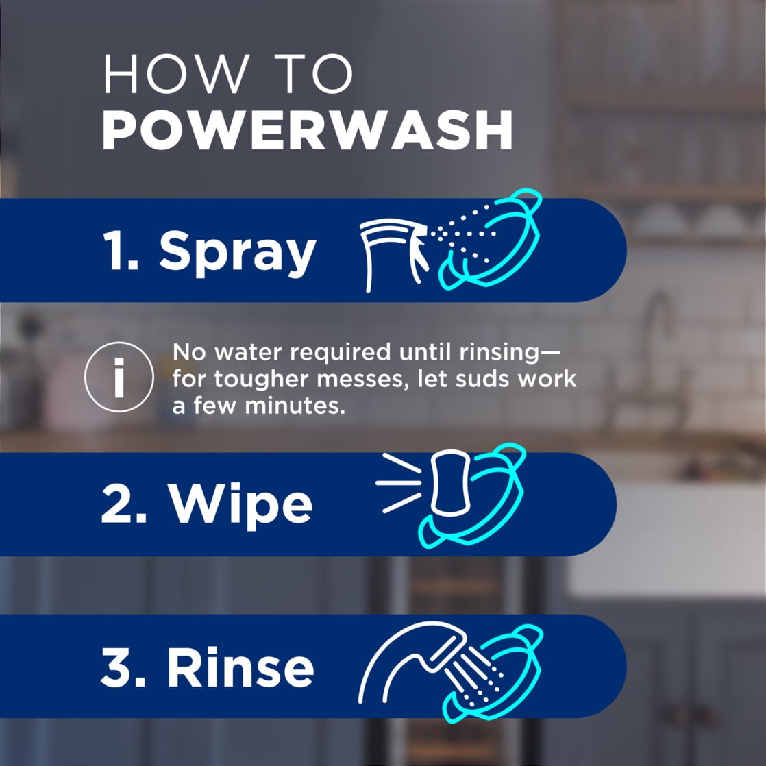 Dawn Powerwash Spray - Dish Soap, Dishwashing Liquid, Free & Clear, 1 Starter Kit, 16 Fl Oz - 6-Pack