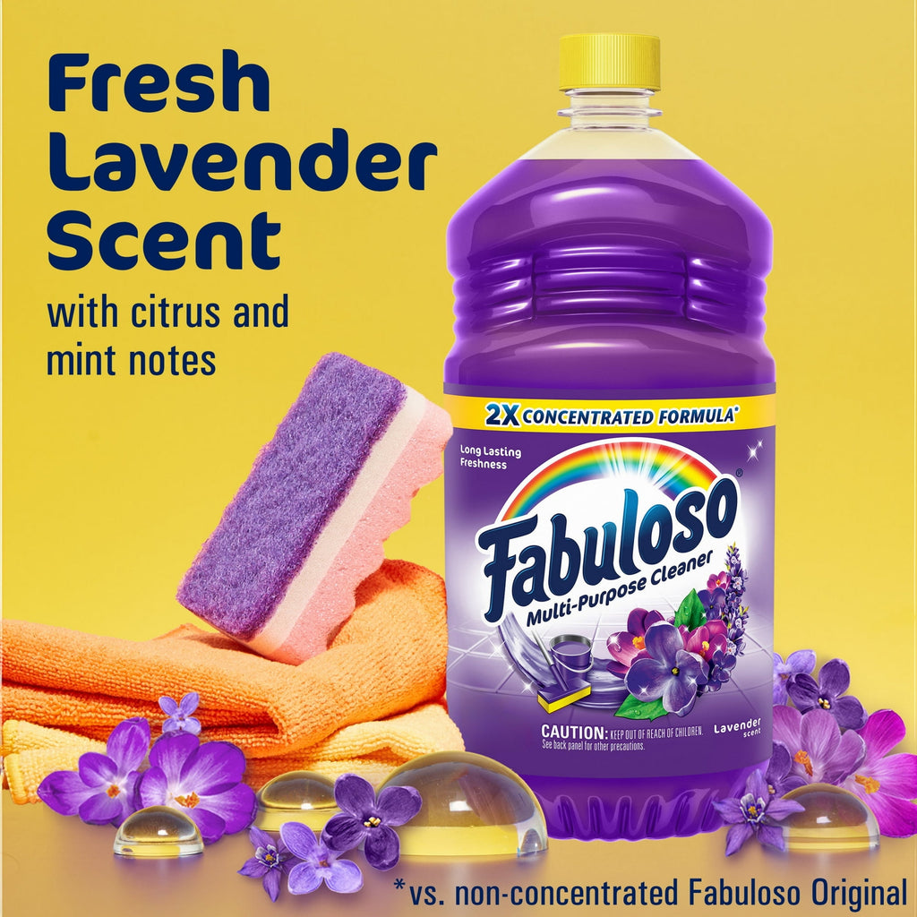 Fabuloso Multi Surface All-Purpose Floor Cleaner - Lavender Scent, 16.9 fl oz