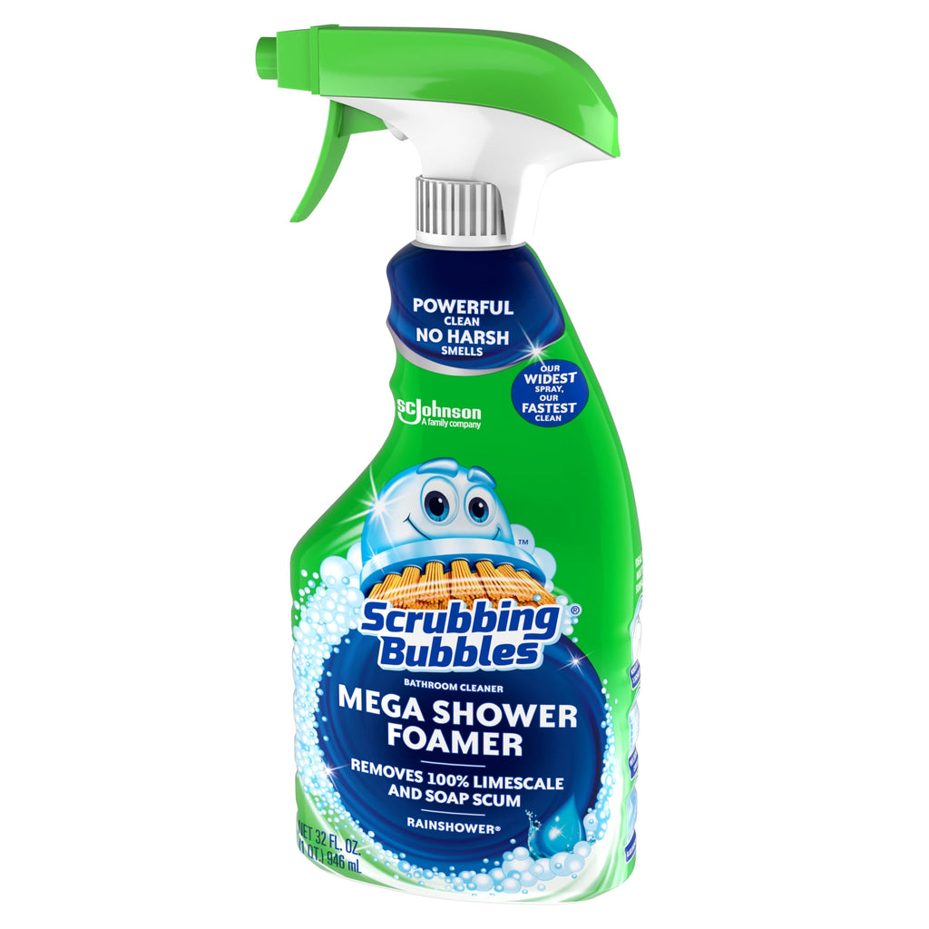 Scrubbing Bubbles Bathroom Shower & Tub Cleaner Mega Shower Foamer Spray - Rainshower, 32 oz
