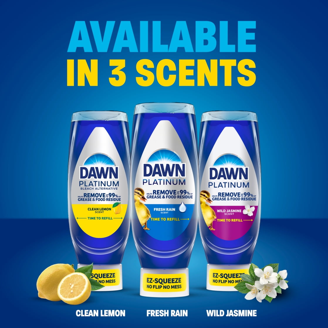 Dawn Platinum EZ Squueze Dish Soap Fresh Rain